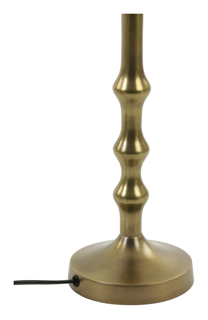 Light & Living Tafellamp 'Semut' 43cm, kleur Antiek Brons (excl. kap)