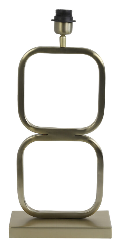 Light & Living Tafellamp 'Lutika' 46cm, kleur Goud (excl. kap)