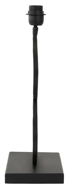 Light & Living Tafellamp 'Stelius' 42cm, kleur Mat Zwart (excl. kap)