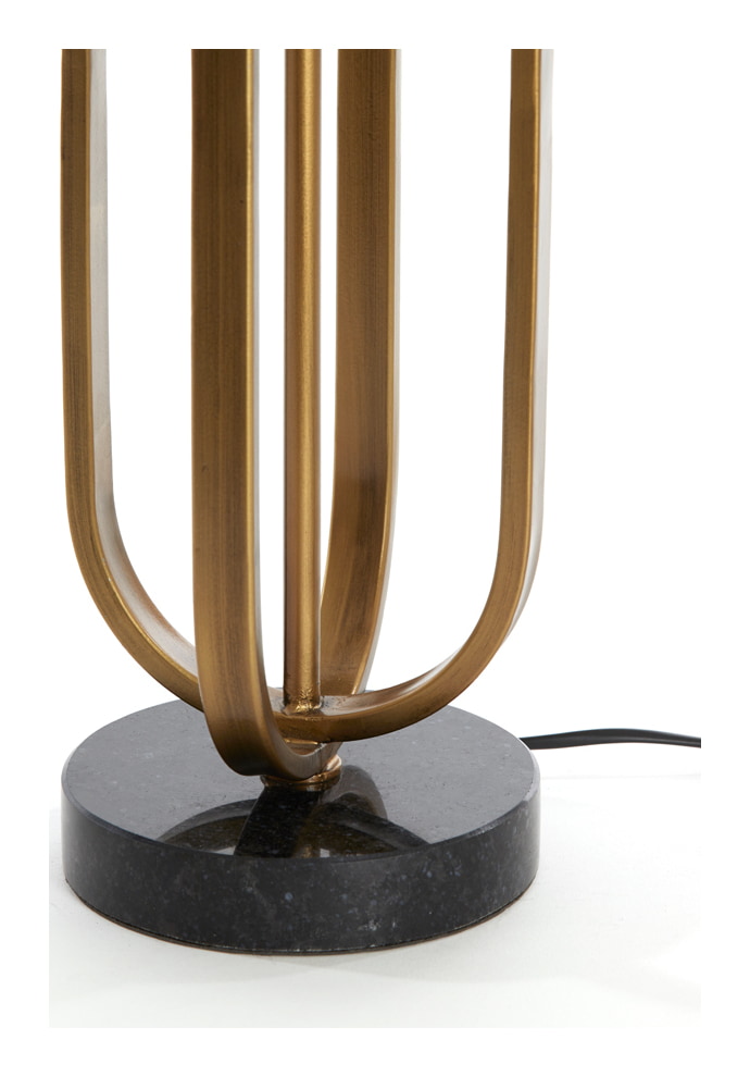Light & Living Tafellamp 'Aster' 55cm hoog, kleur Antiek Brons (excl. kap)