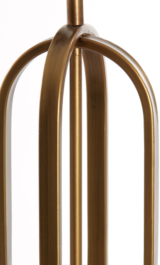 Light & Living Tafellamp 'Aster' 55cm hoog, kleur Antiek Brons (excl. kap)