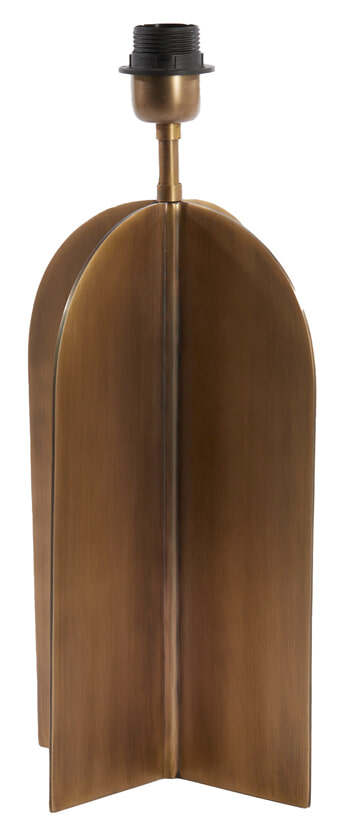 Light & Living Tafellamp 'Molago' 40cm, kleur Antiek Brons (excl. kap)