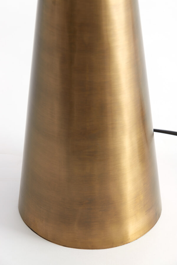 Light & Living Tafellamp 'Yelos' 35cm, kleur Antiek Brons (excl. kap)