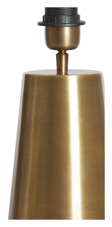 Light & Living Tafellamp 'Yelos' 43cm, kleur Antiek Brons (excl. kap)