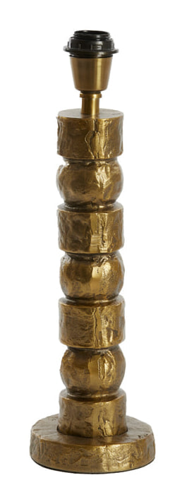 Light & Living Tafellamp 'Akti' kleur Antiek Brons (excl. kap)