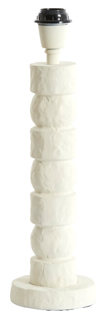 Light & Living Tafellamp 'Akti' 45cm, kleur Crème (excl. kap)