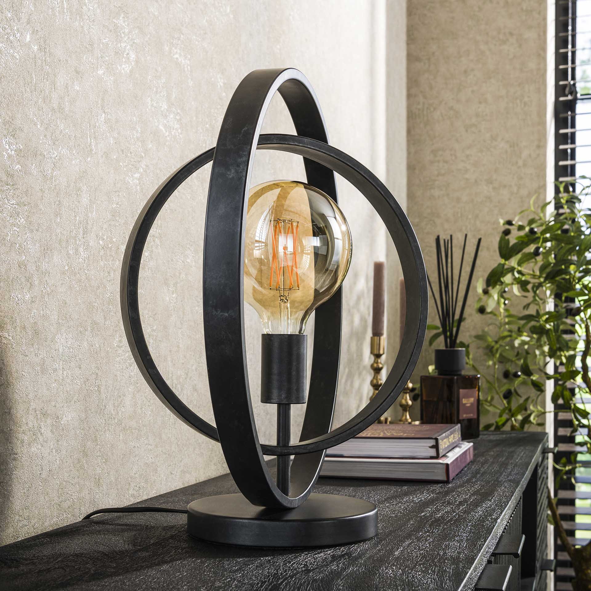 Tafellamp 'Tricia' kleur Charcoal