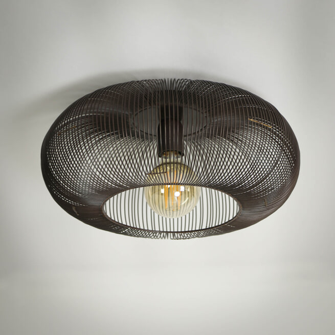Plafondlamp 'Mallory' Metaal, Ø43cm