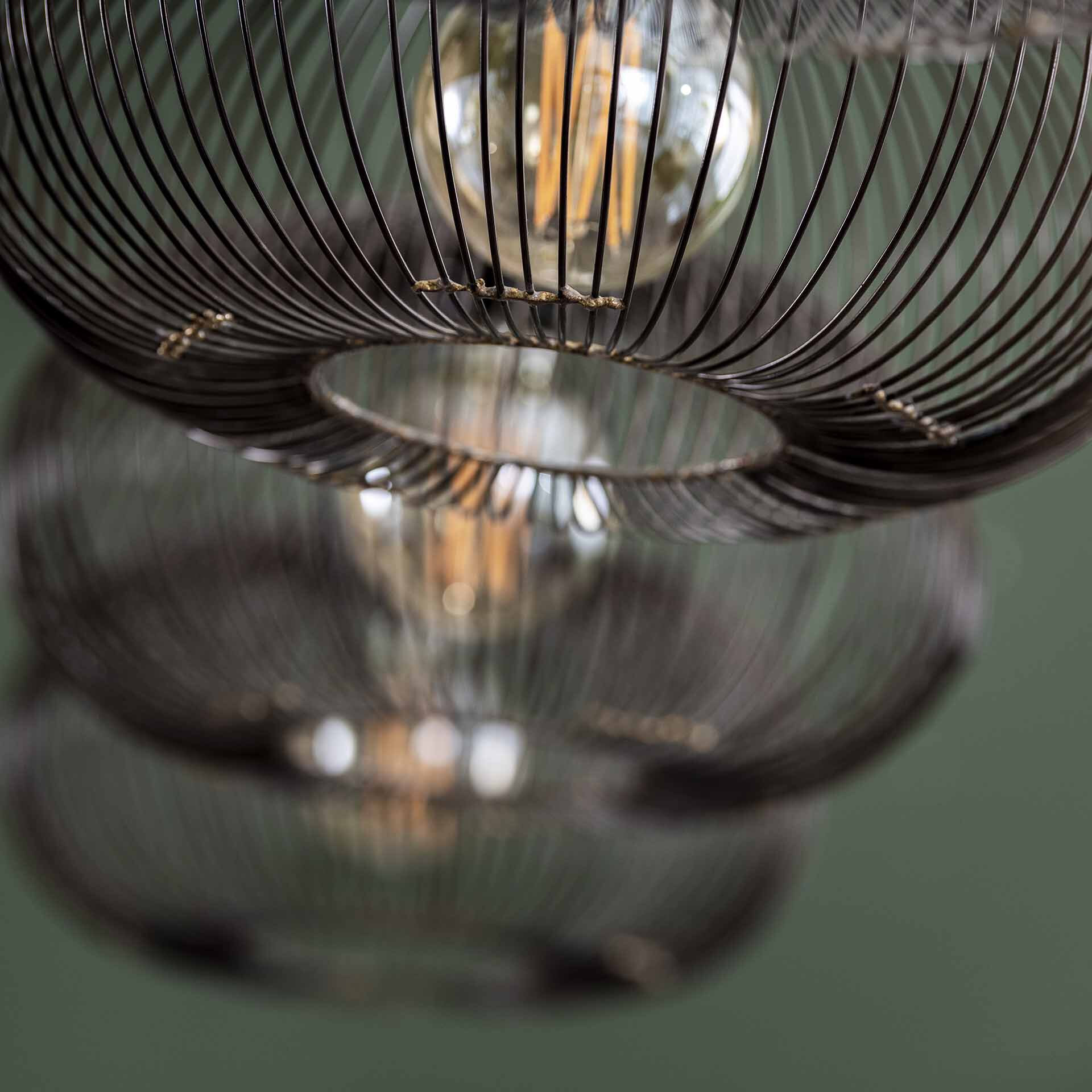 Hanglamp 'Mallory' Ø35cm, 4-lamps