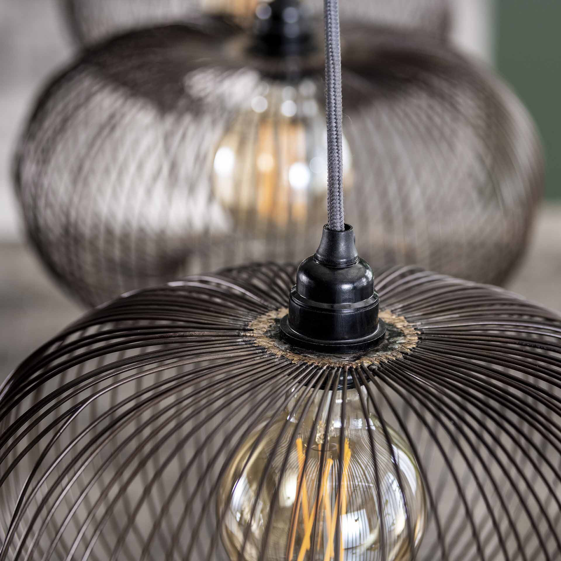 Hanglamp 'Mallory' Ø35cm, 4-lamps