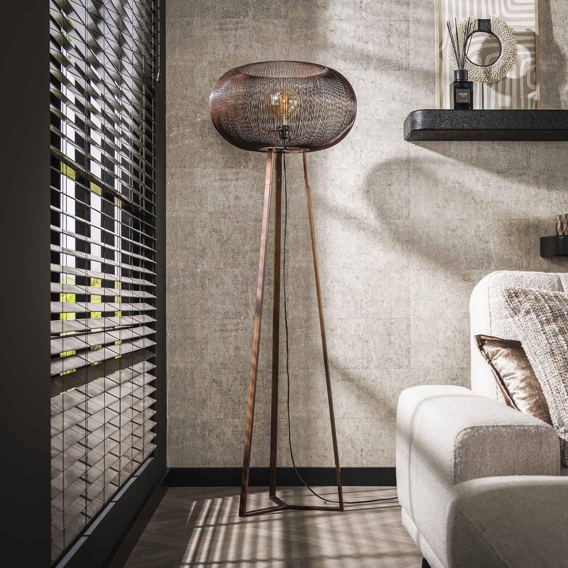 LifestyleFurn Vloerlamp 'Mallory' 3-poot
