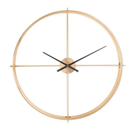 J-Line Wandklok 'Rudolph' 82cm, kleur Goud J-Line Wandklok 'Rudolph' 82cm, kleur Goud