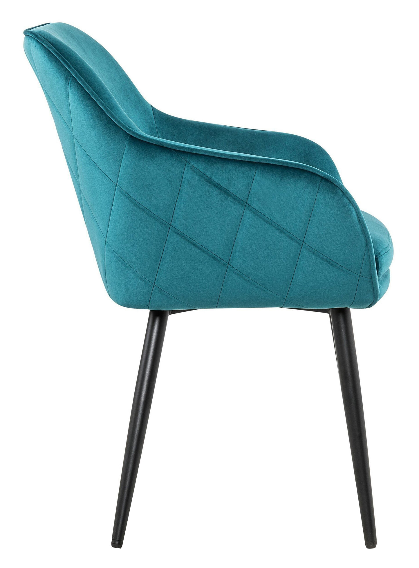 Artistiq Eetkamerstoel 'Juna' Velvet, kleur Turquoise