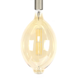 Kooldraadlamp 'Lain' E27 LED 8W, kleur Amber, dimbaar
