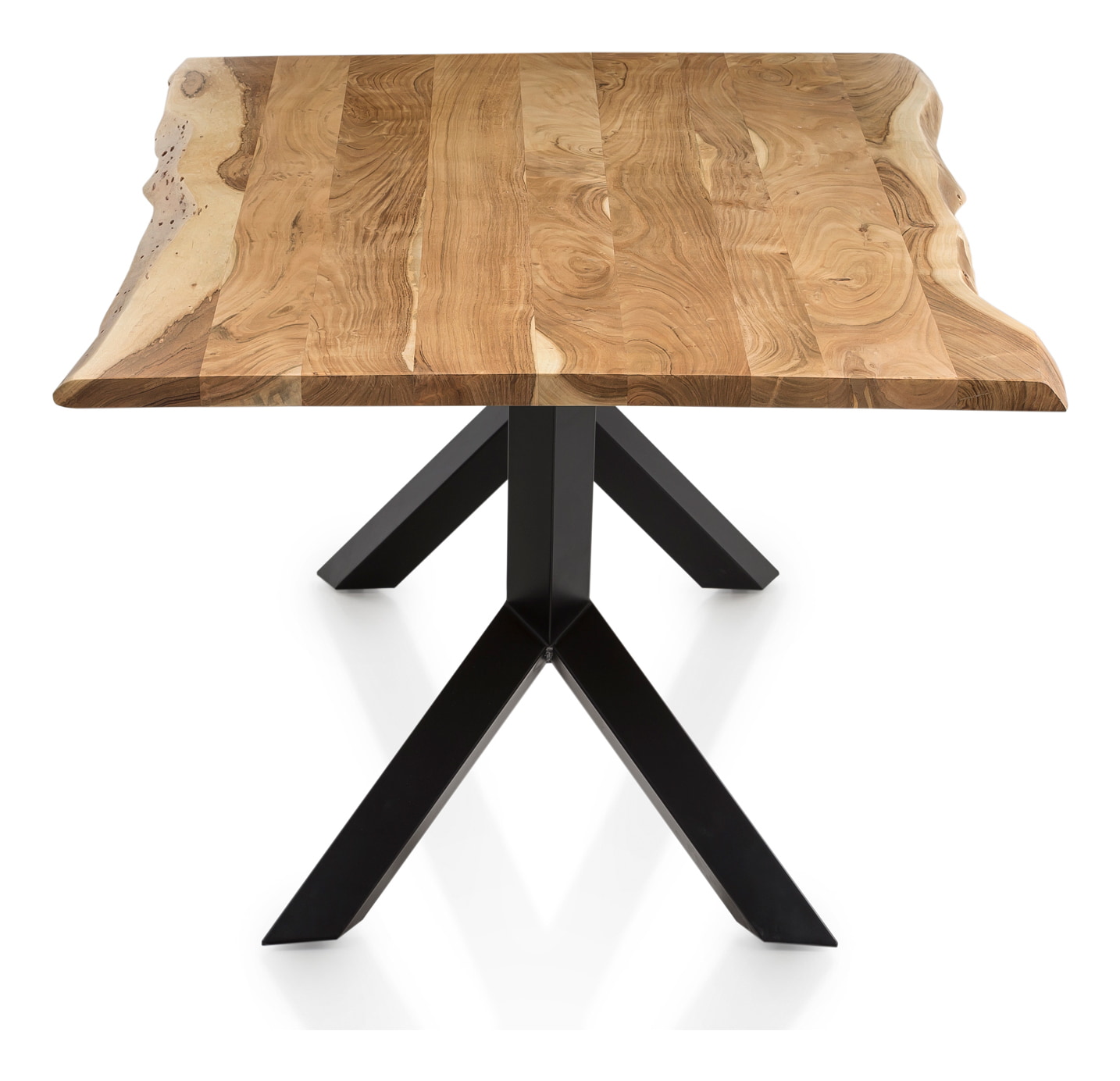 Artistiq Boomstam Eettafel 'Ronell' Acaciahout, 200 x 100cm