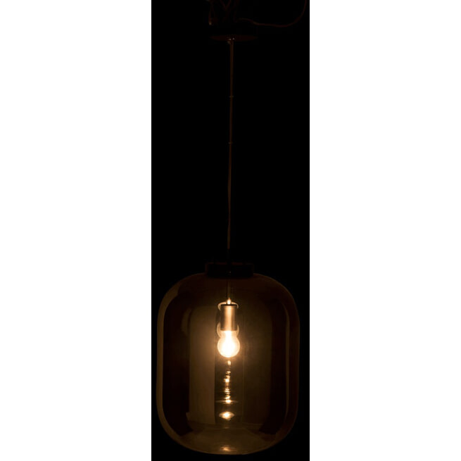 J-Line Hanglamp 'Gustaaf' kleur Zilver, Ø35,5cm 