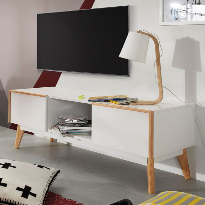Kave Home TV-meubel 'Melan', met 2 laden