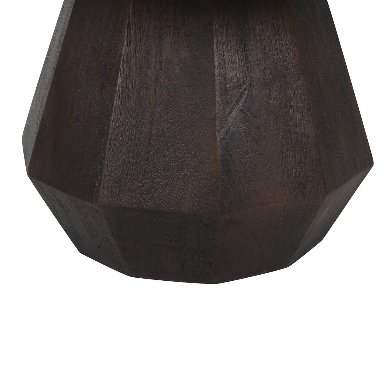 Richmond Ronde Salontafel 'Oberoy' Marmer en mangohout, 80cm