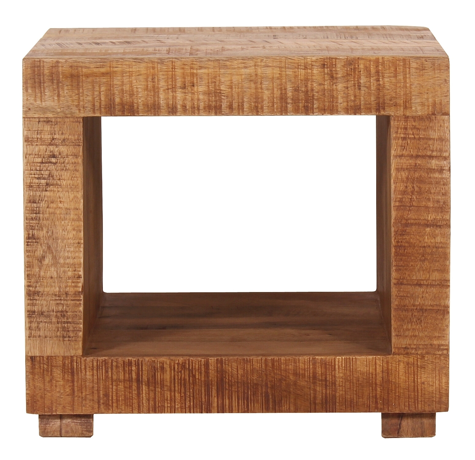 Artistiq Bijzettafel 'Aeden' Mangohout, 50 x 50cm