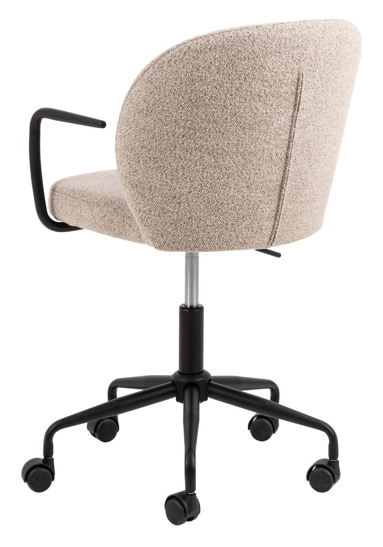 Bendt Bureaustoel 'Alba' Bouclé, kleur Beige