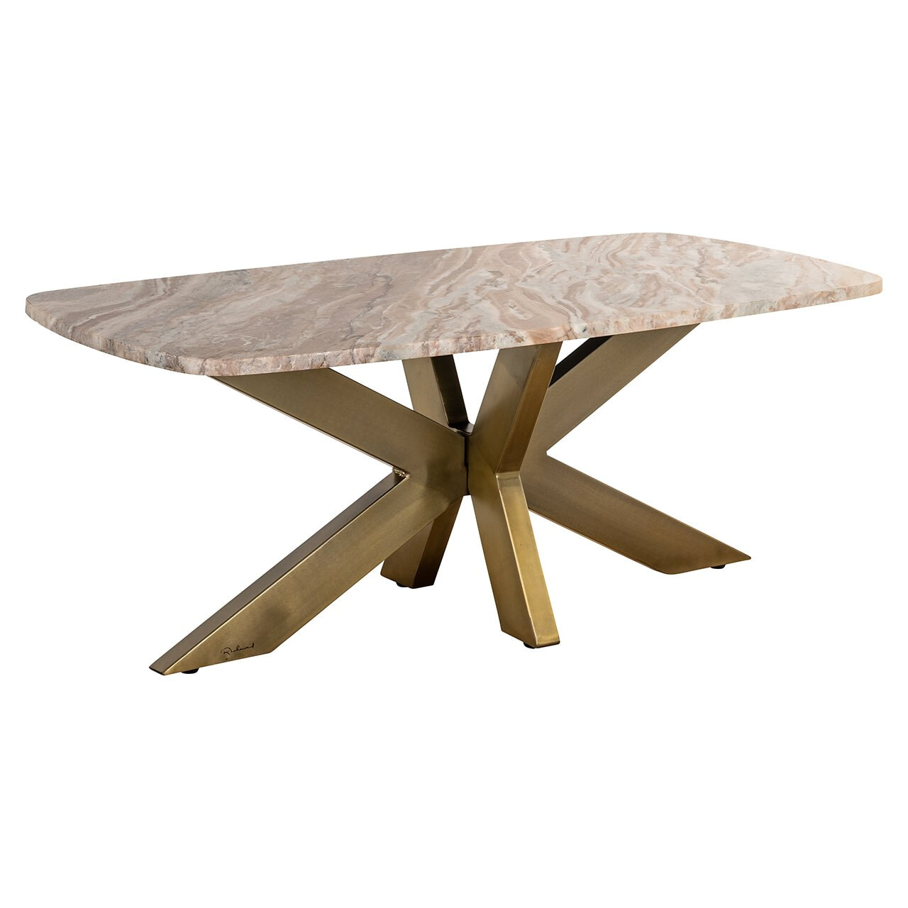 Richmond Interiors Richmond Salontafel Bottega Marmer, 120 x 60cm - Wit