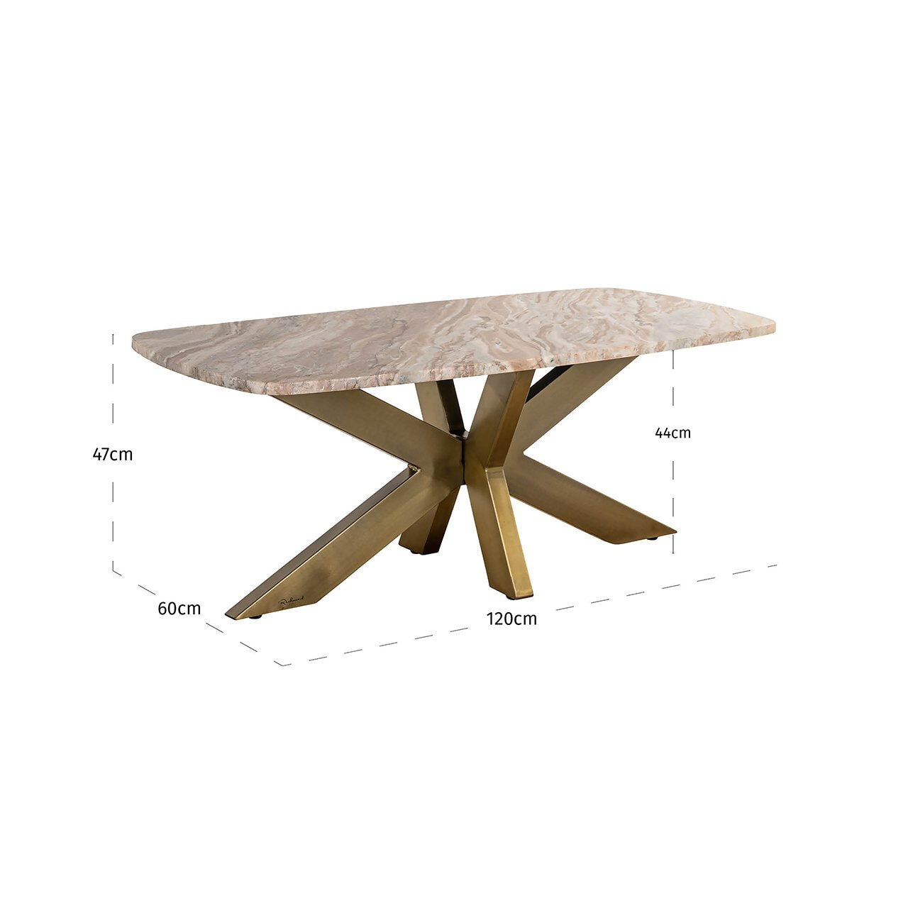 Richmond Salontafel 'Bottega' Marmer, 120 x 60cm