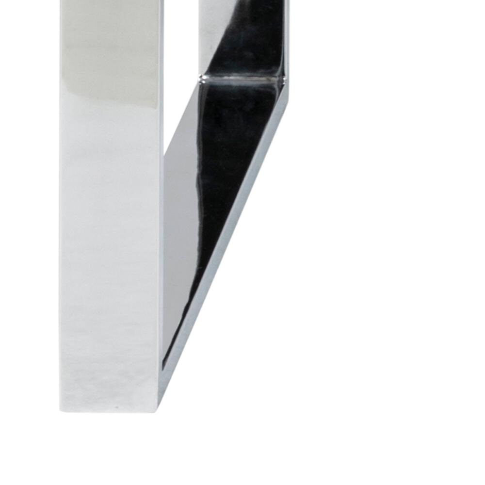 Bendt Glazen Salontafel 'Lone' set van 2 stuks, kleur chroom