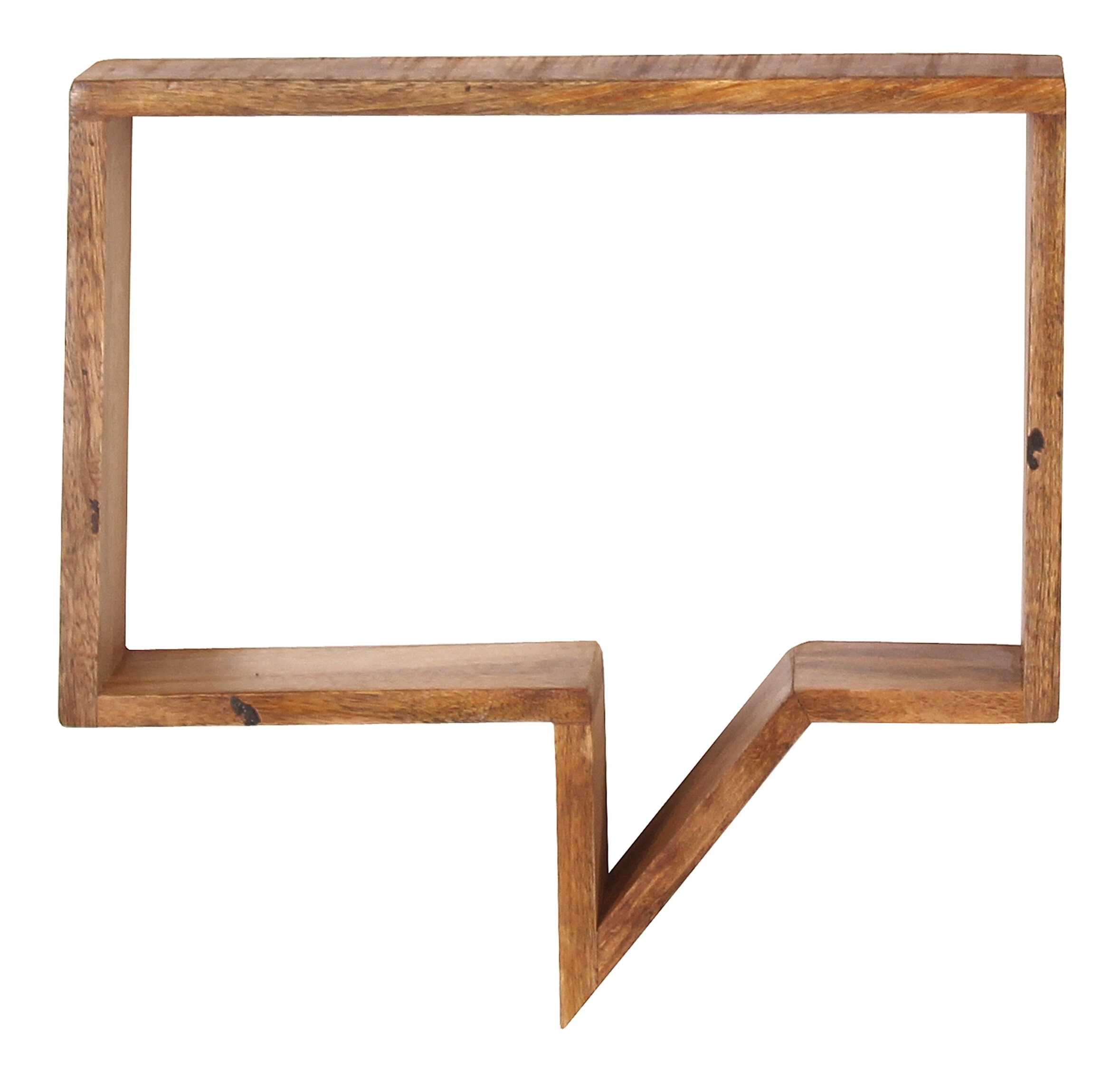 Artistiq Wandplank 'Aeden' Mangohout, Set van 2 stuks