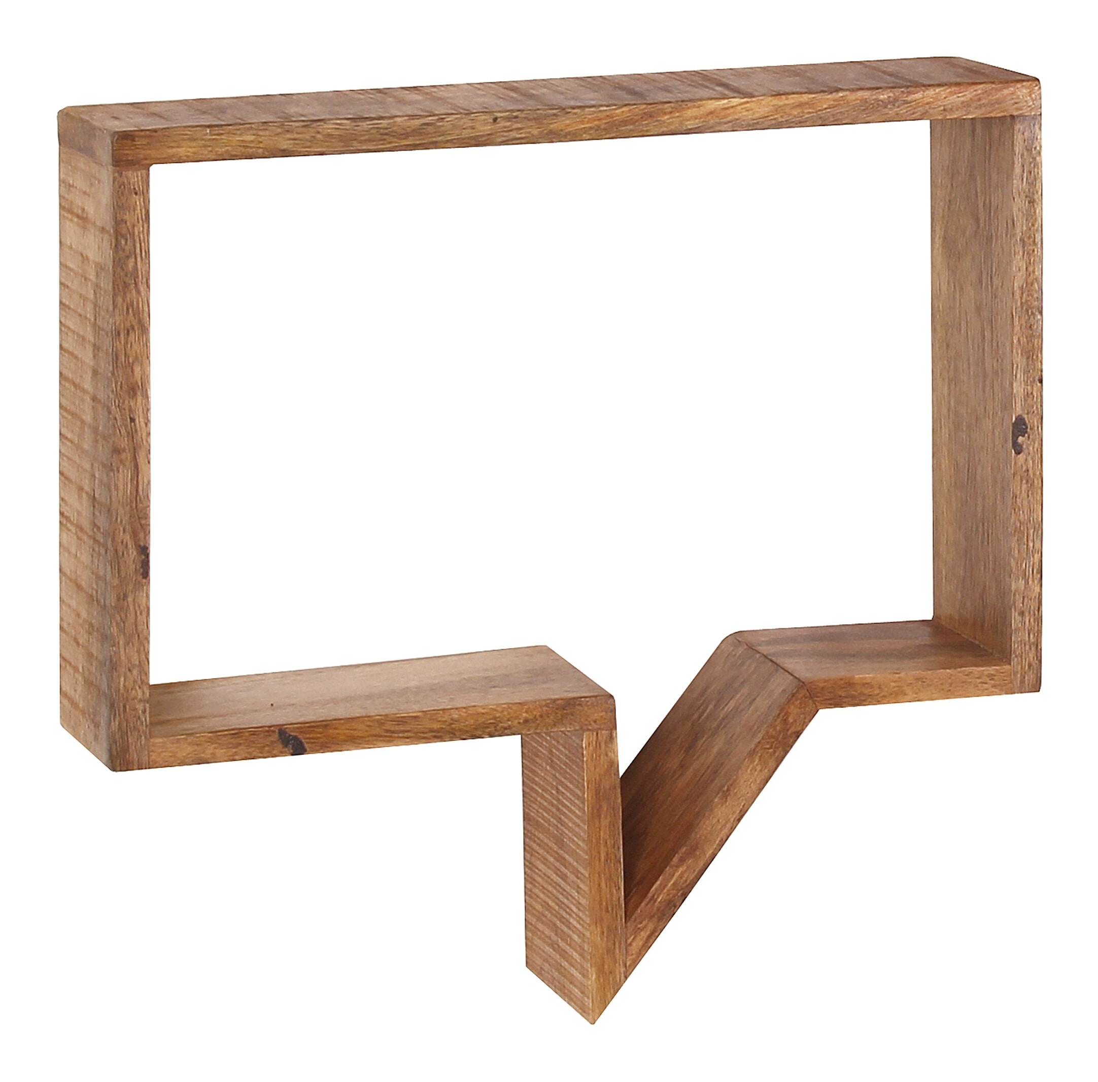 Artistiq Wandplank 'Aeden' Mangohout, Set van 2 stuks