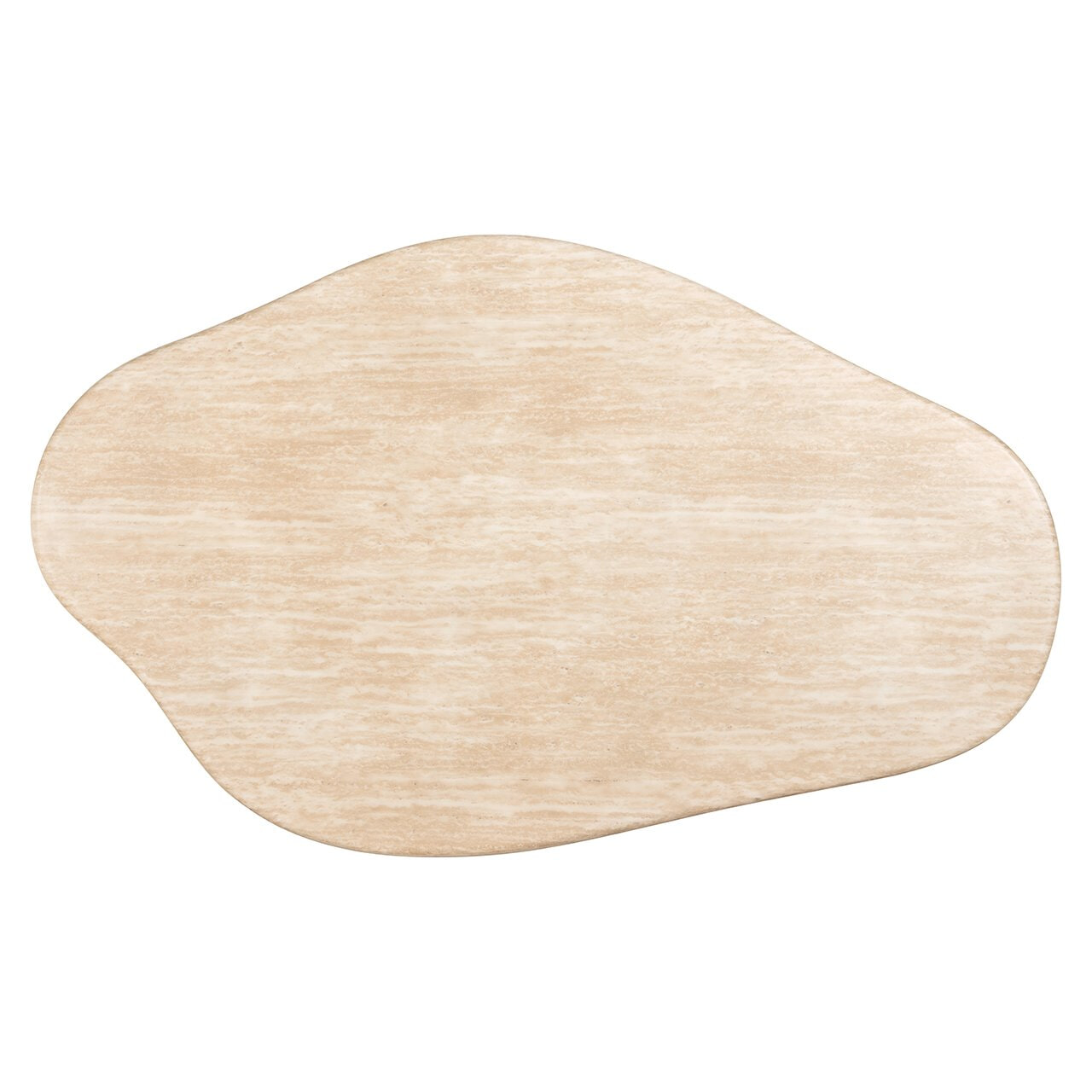 Richmond Organische Salontafel 'Fictus' Travertin look, 130 x 80cm