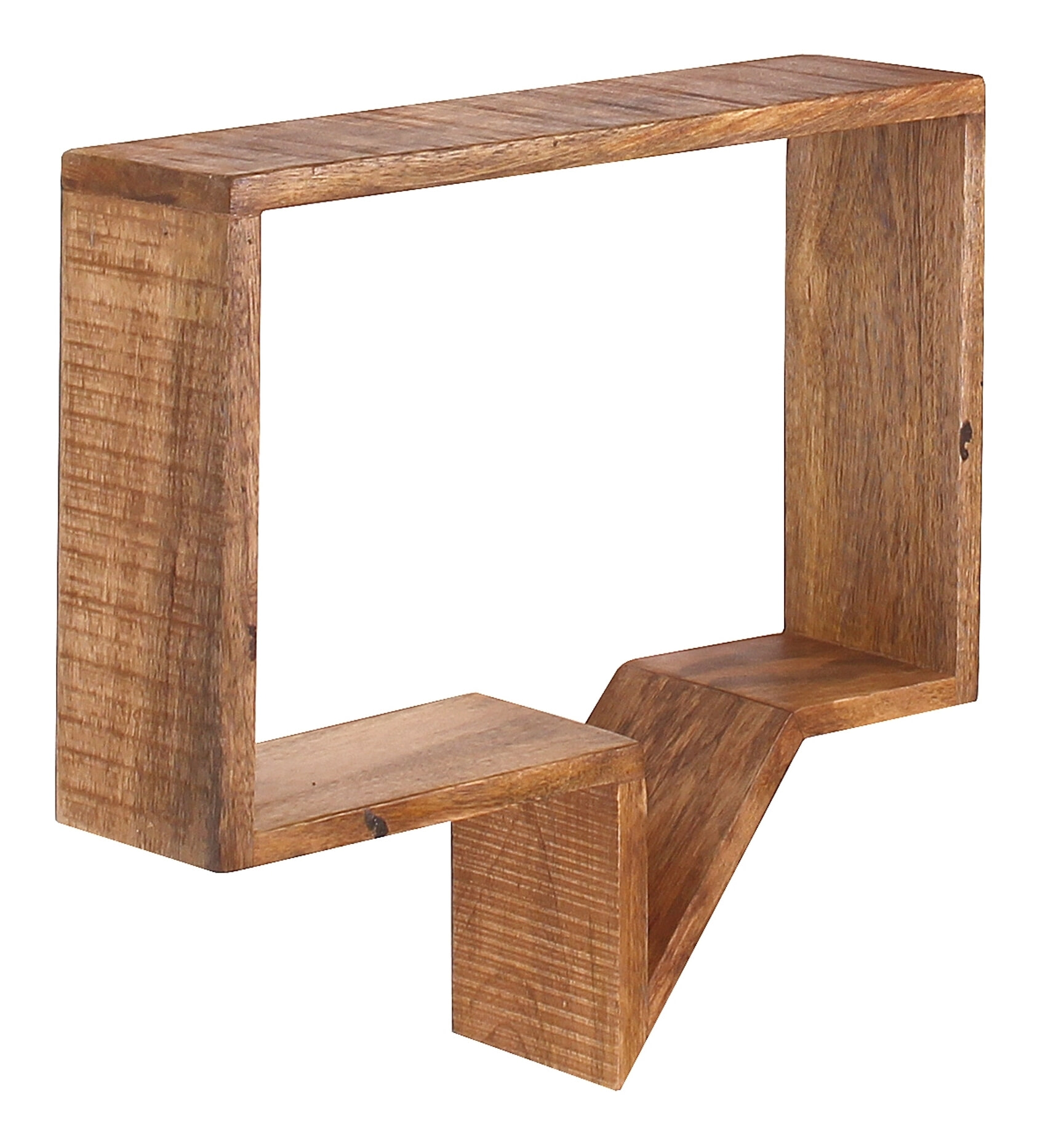 Artistiq Wandplank 'Aeden' Mangohout, Set van 2 stuks
