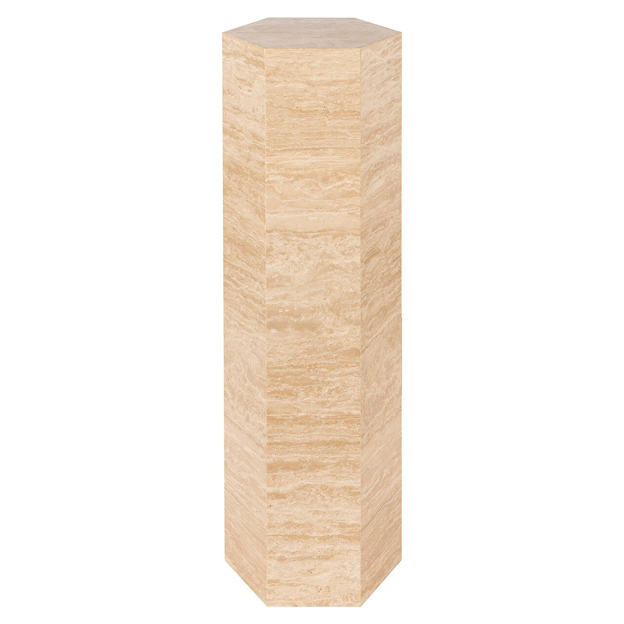 Richmond Zuil Vespin Travertin, 90cm hoog - Beige