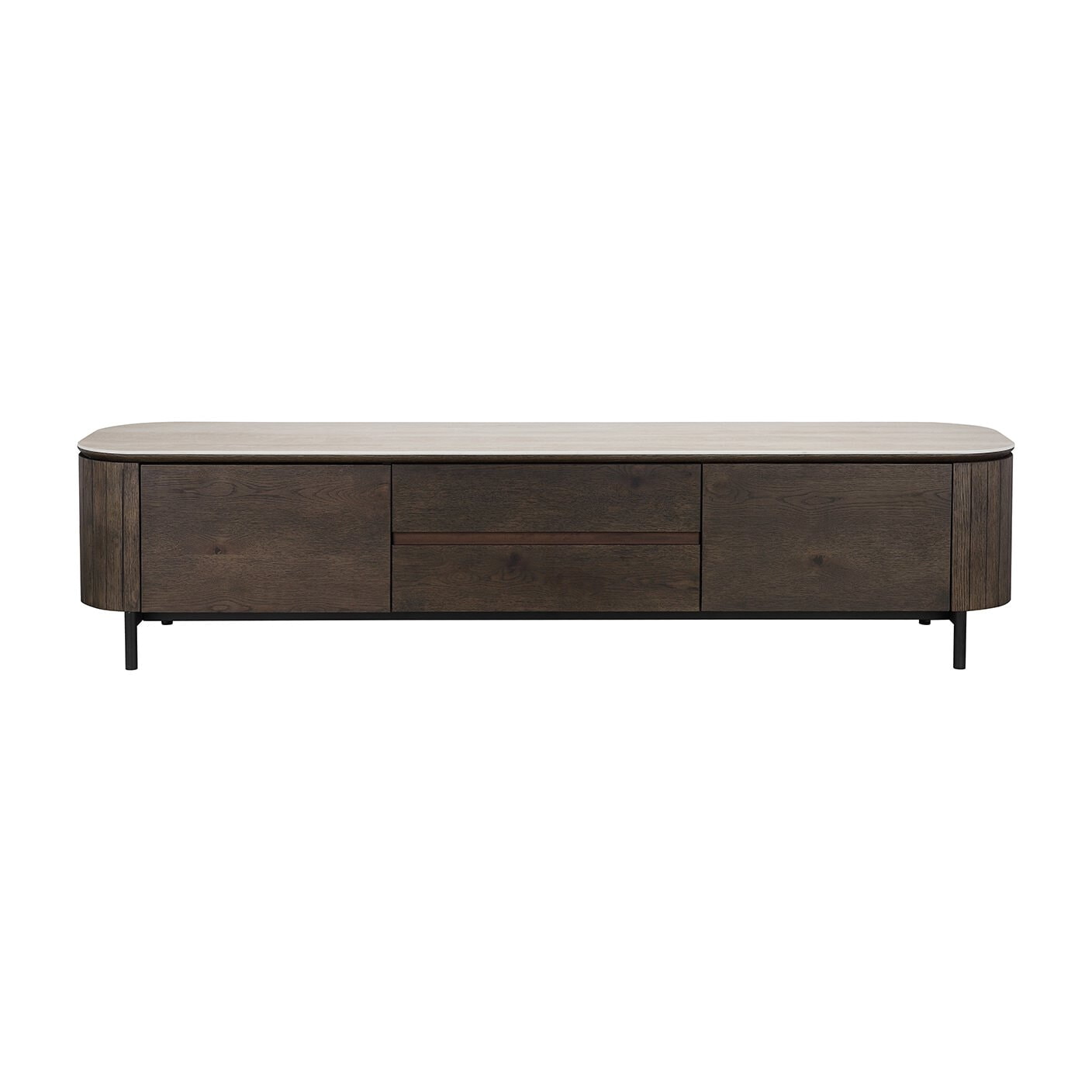 Richmond TV-meubel 'Ritz' Eiken en travertin, 200cm