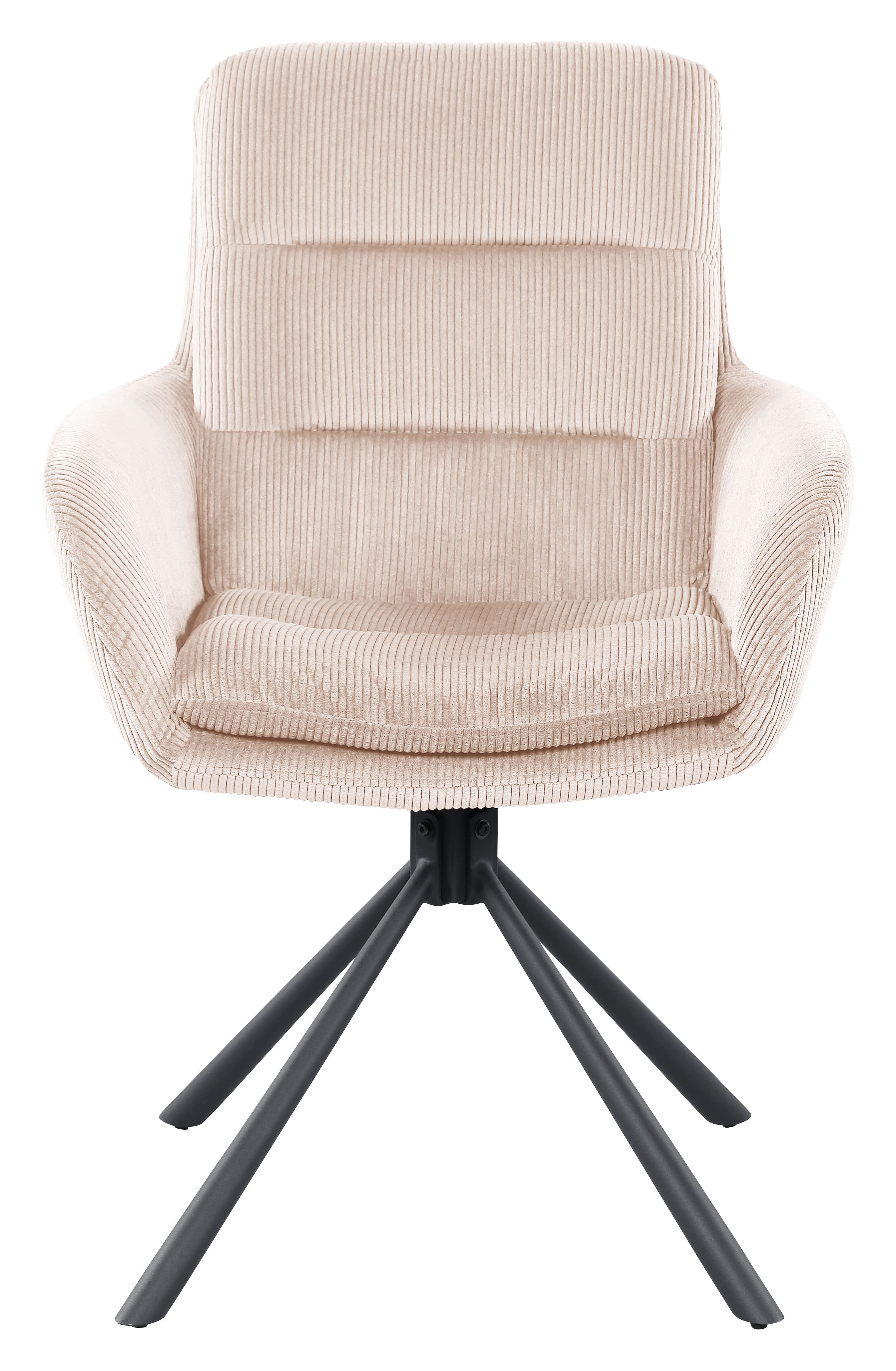 Artistiq Draaibare Eetkamerstoel 'Lashon' Rib, kleur Beige