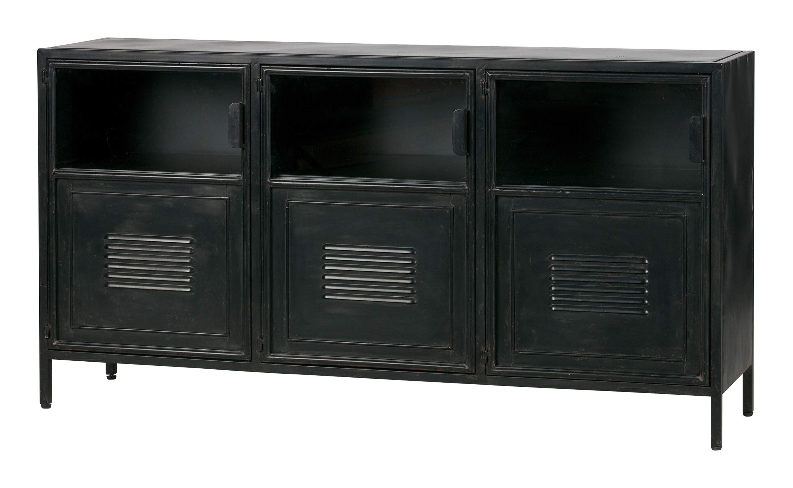WOOOD Dressoir 'Ronja' 143cm, kleur Zwart
