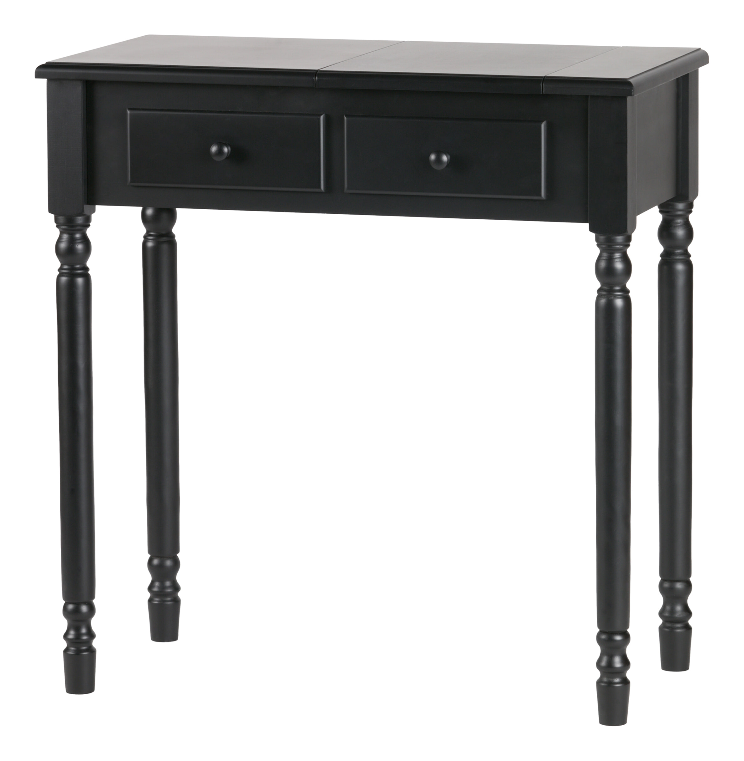 WOOOD Kaptafel/Sidetable 'Romy' kleur Zwart