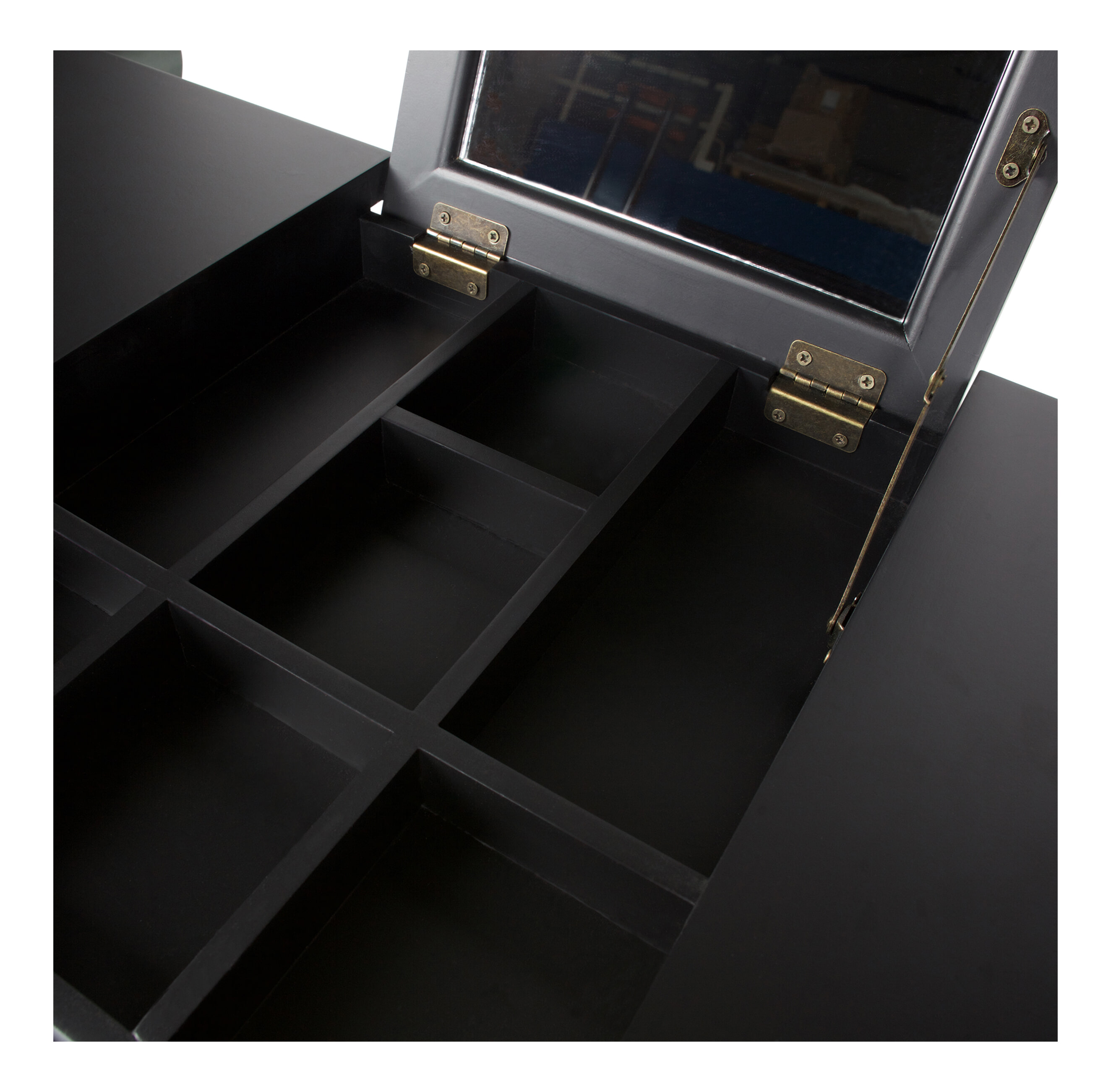 WOOOD Kaptafel/Sidetable 'Romy' kleur Zwart