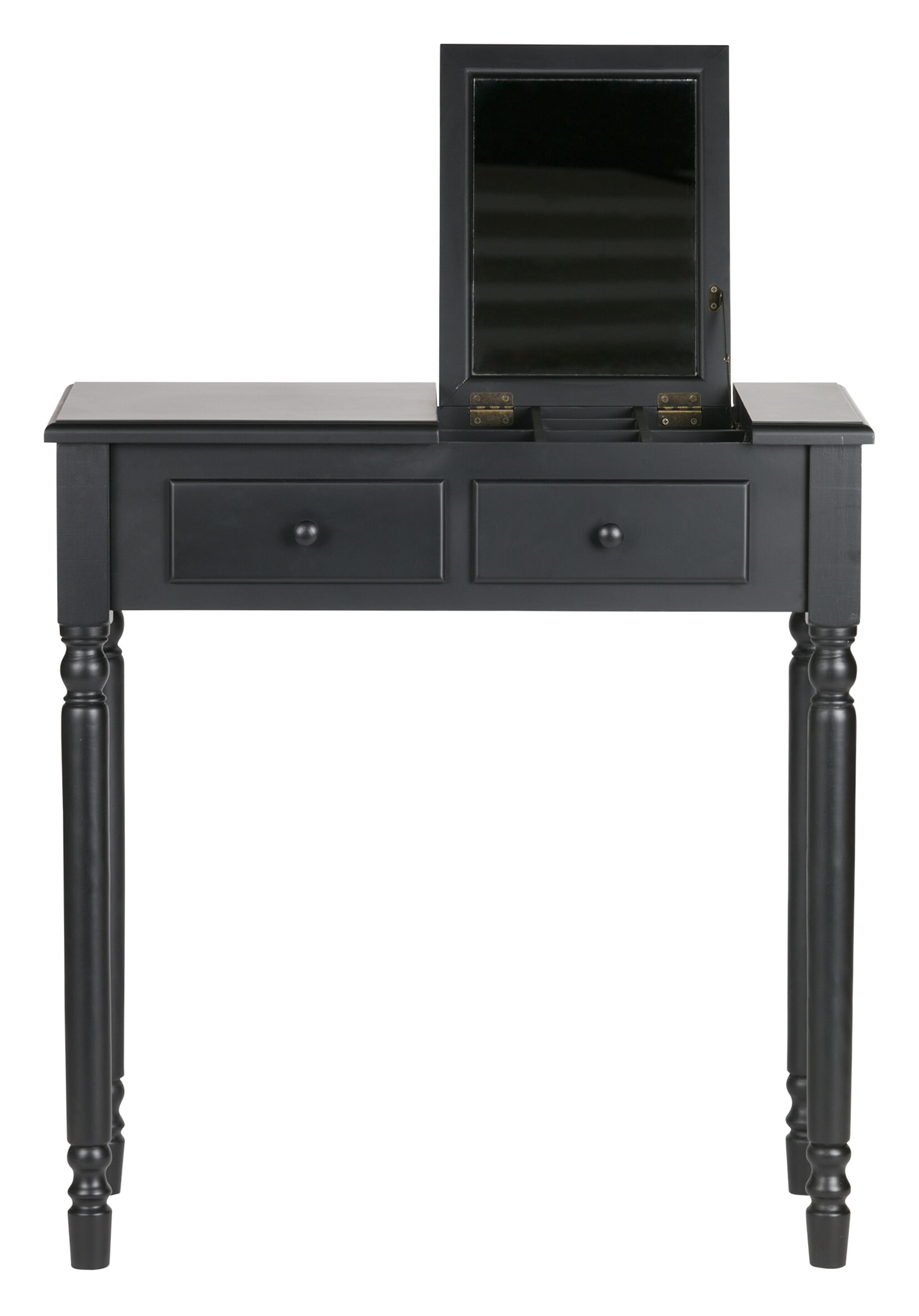 WOOOD Kaptafel/Sidetable 'Romy' kleur Zwart