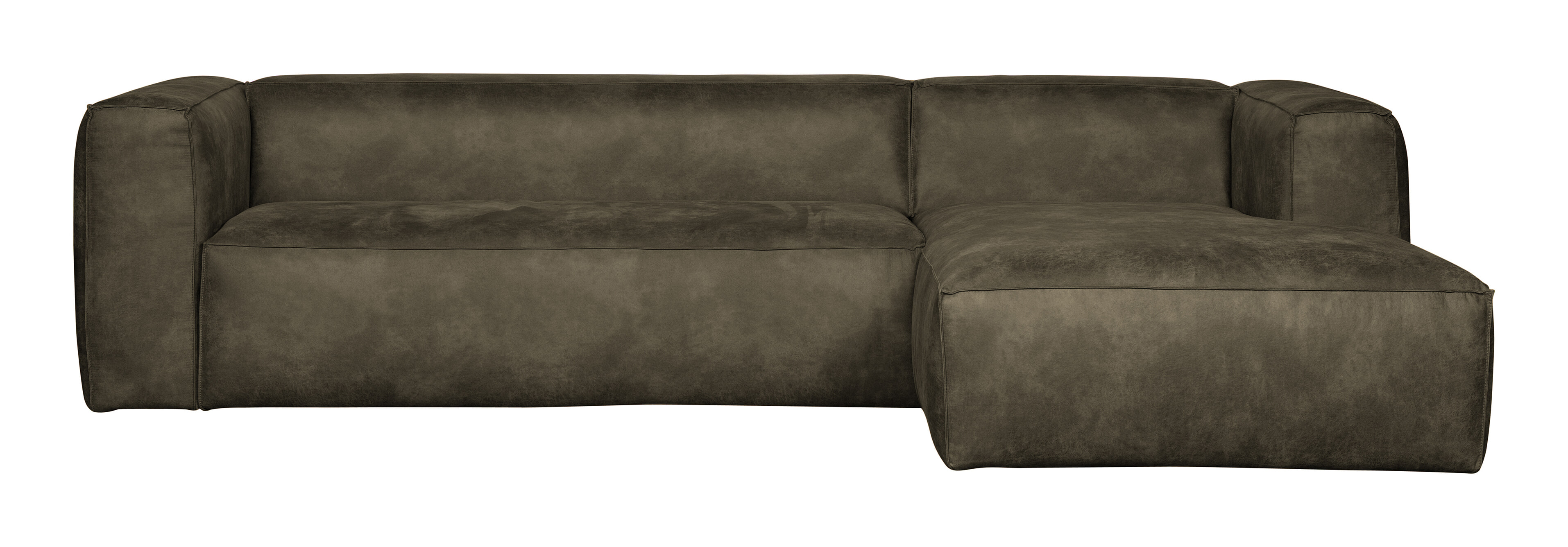 WOOOD Loungebank 'Bean' Rechts, kleur Army