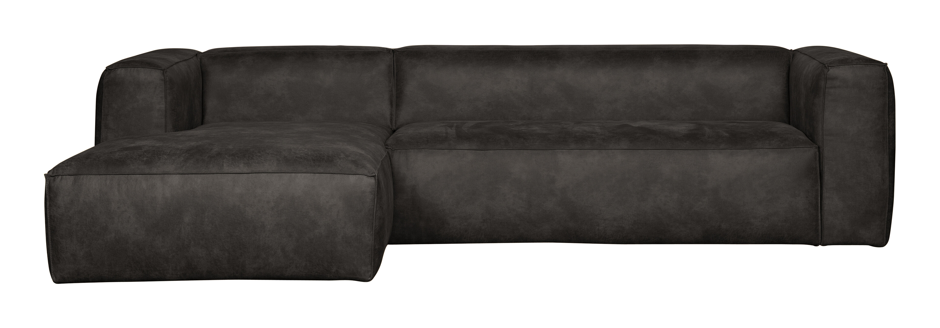 WOOOD Loungebank 'Bean' Links, kleur Zwart