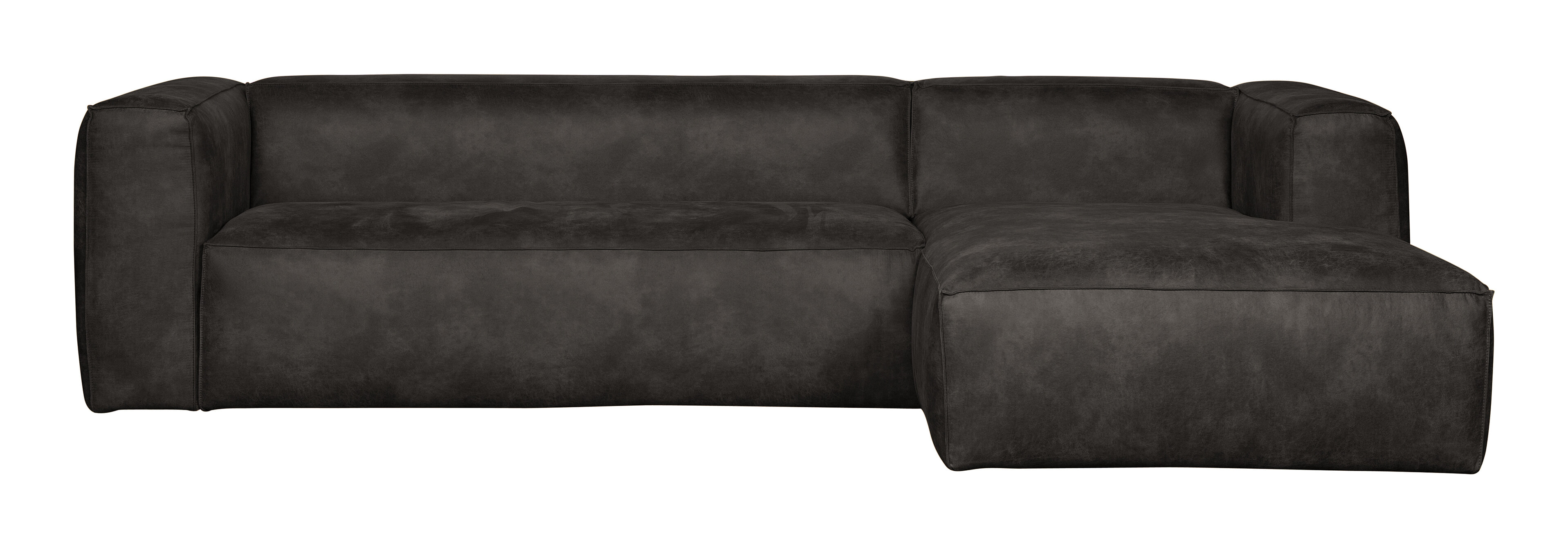WOOOD Loungebank 'Bean' Rechts, kleur Zwart