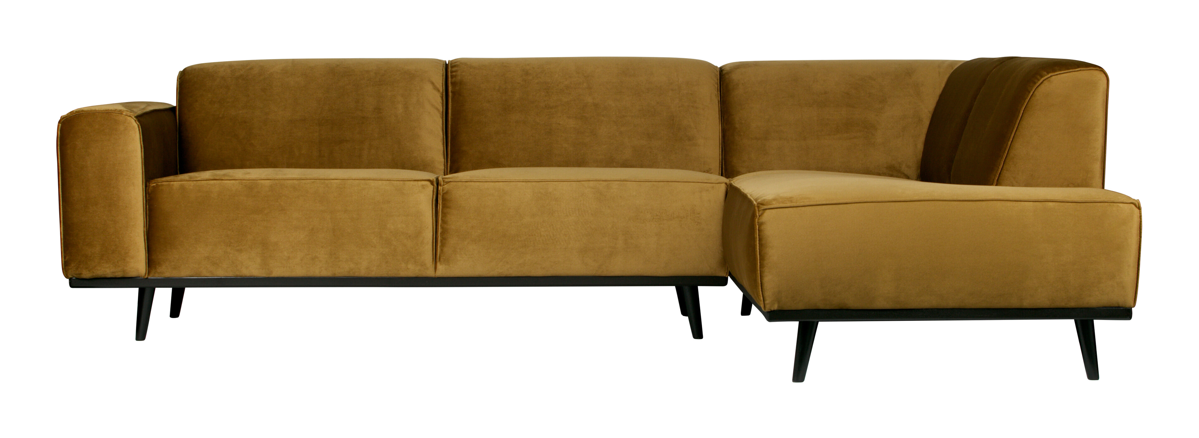 BePureHome Loungebank 'Statement' Rechts, kleur Honing Geel BePureHome Loungebank 'Statement' Rechts, kleur Honing Geel