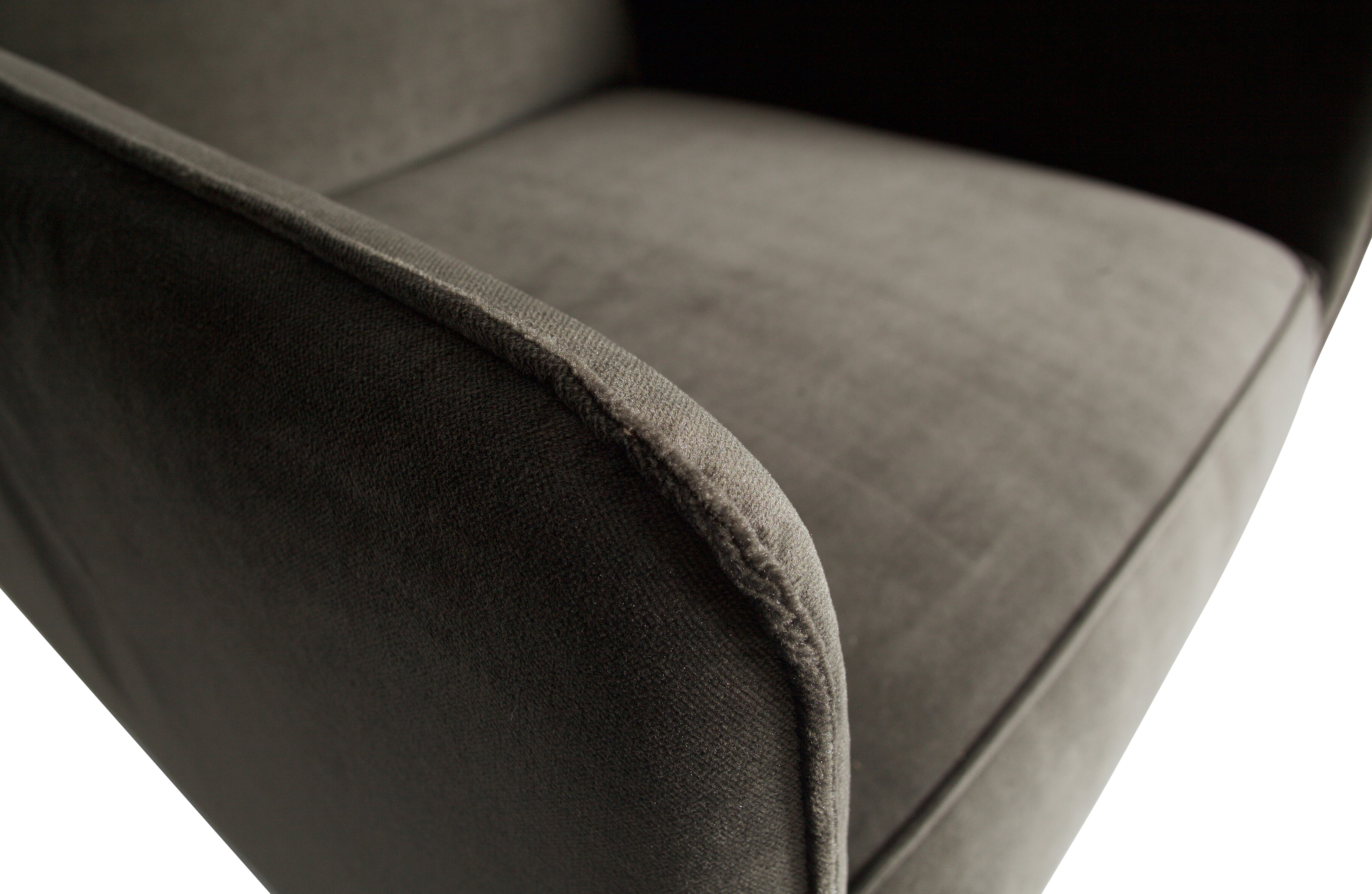 WOOOD Fauteuil 'Statement' Velvet, kleur Groen
