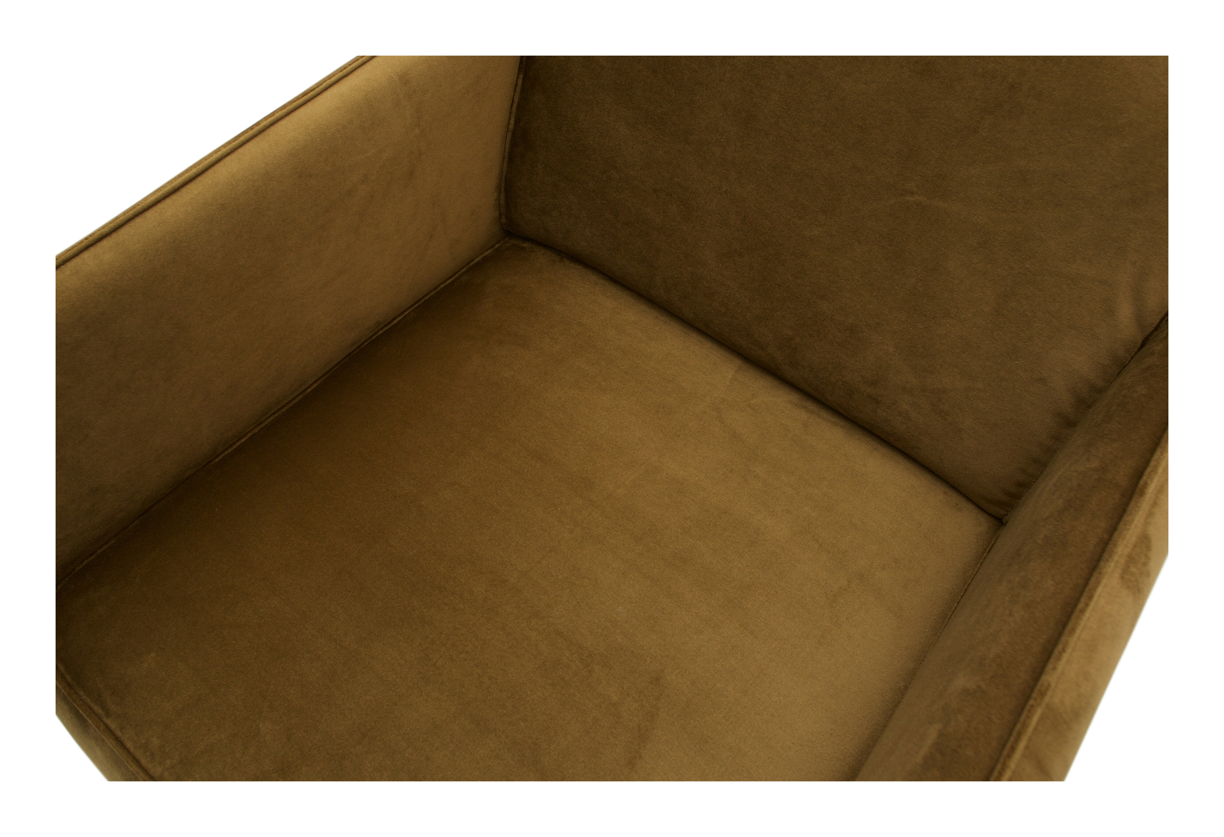 WOOOD Fauteuil 'Statement' Velvet, kleur Honey Yellow