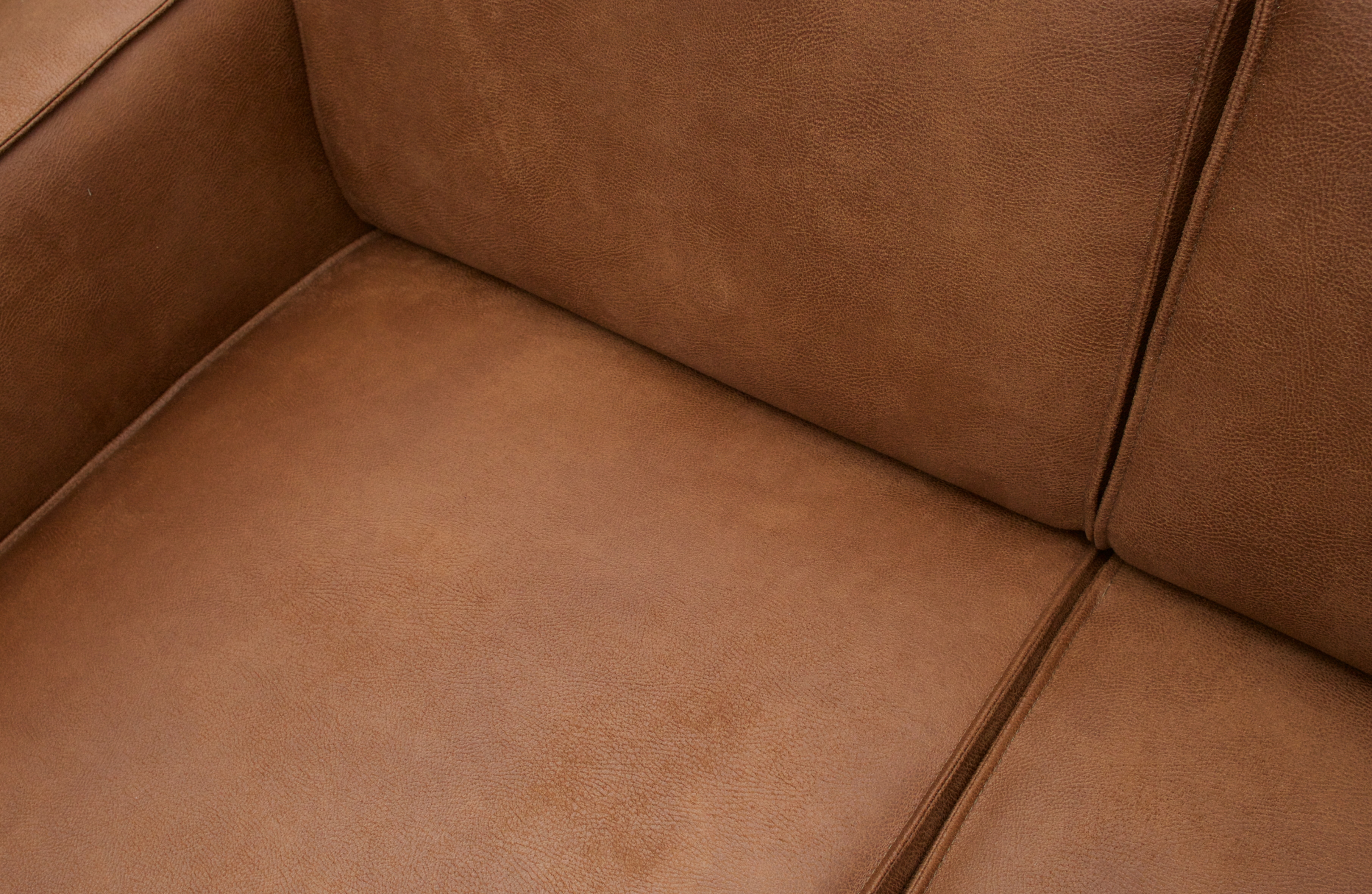 WOOOD Bank 'Statement' 4-zits, kleur Cognac