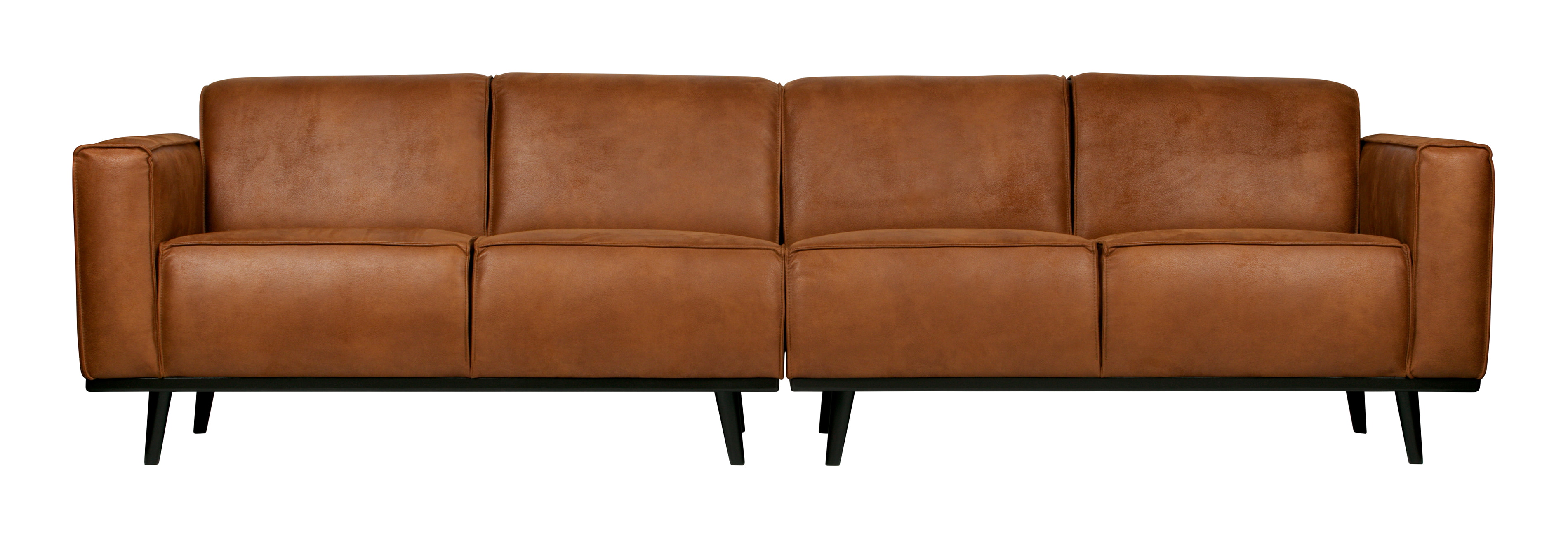 WOOOD Bank 'Statement' 4-zits, kleur Cognac