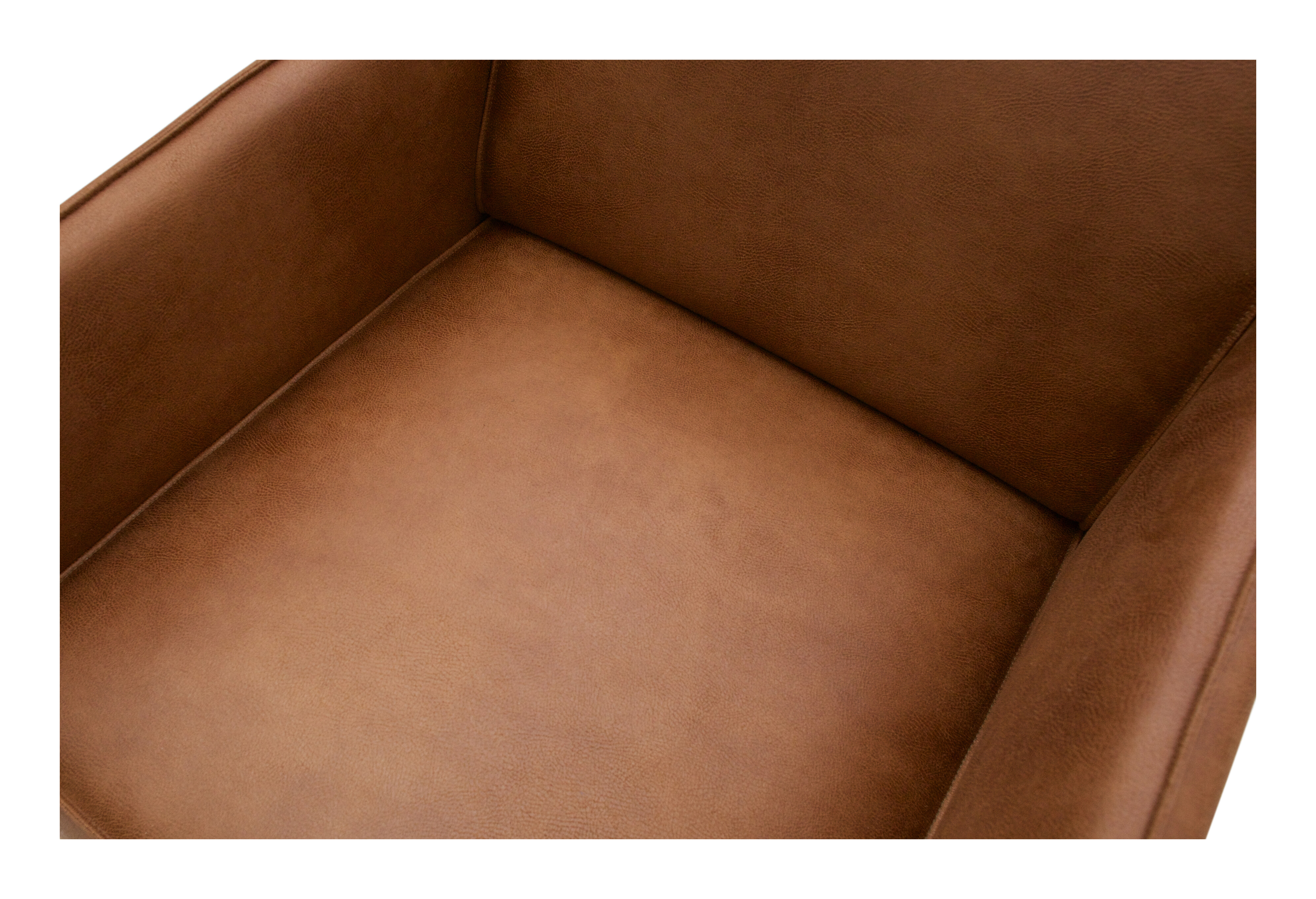 WOOOD Fauteuil 'Statement' kleur Cognac