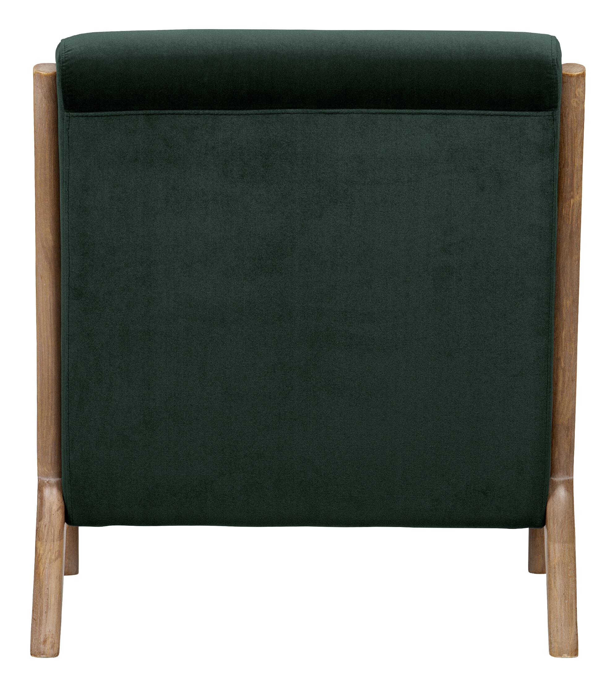 WOOOD Fauteuil 'Mark' Velvet, kleur Groen