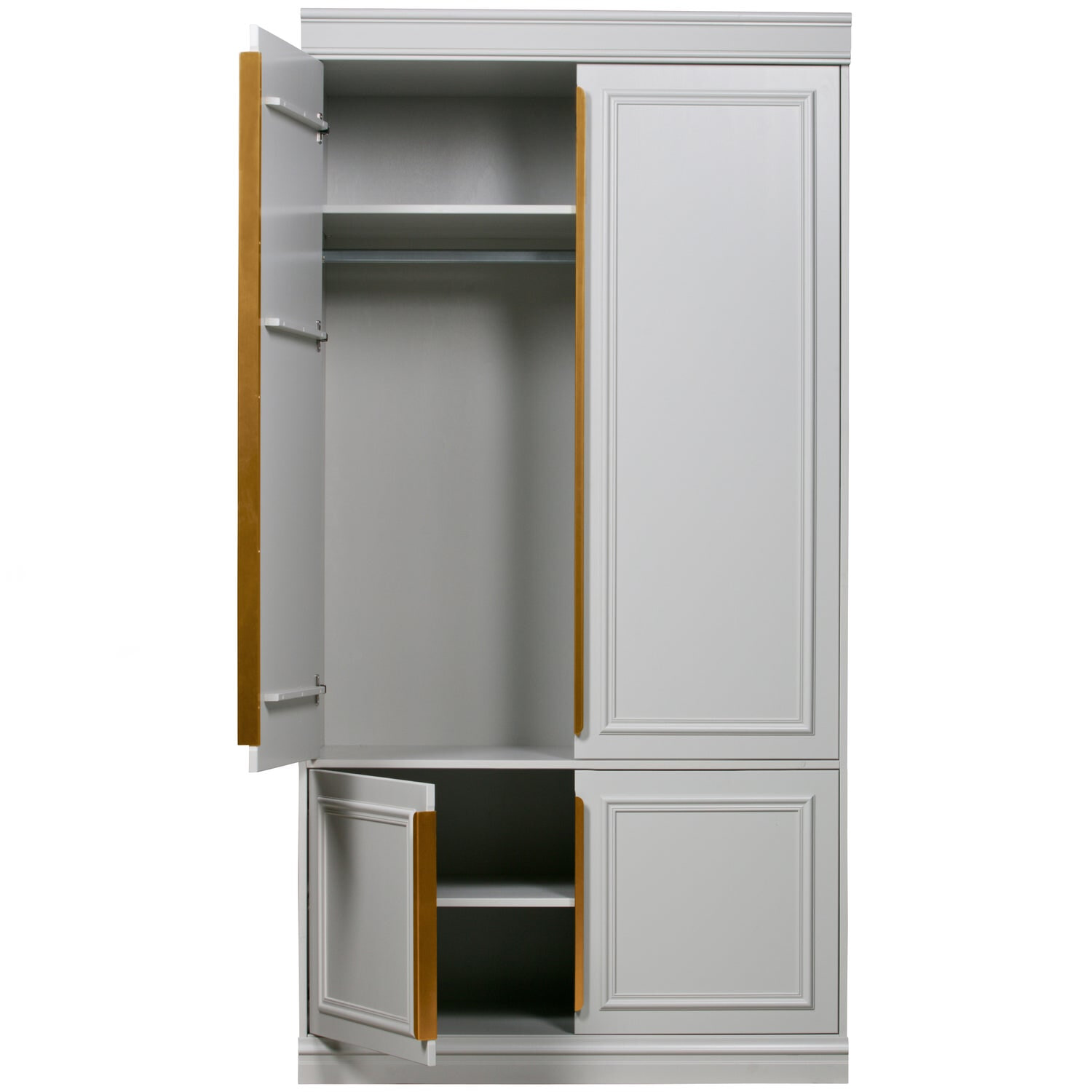 WOOOD Kledingkast 'Organize' kleur Mist