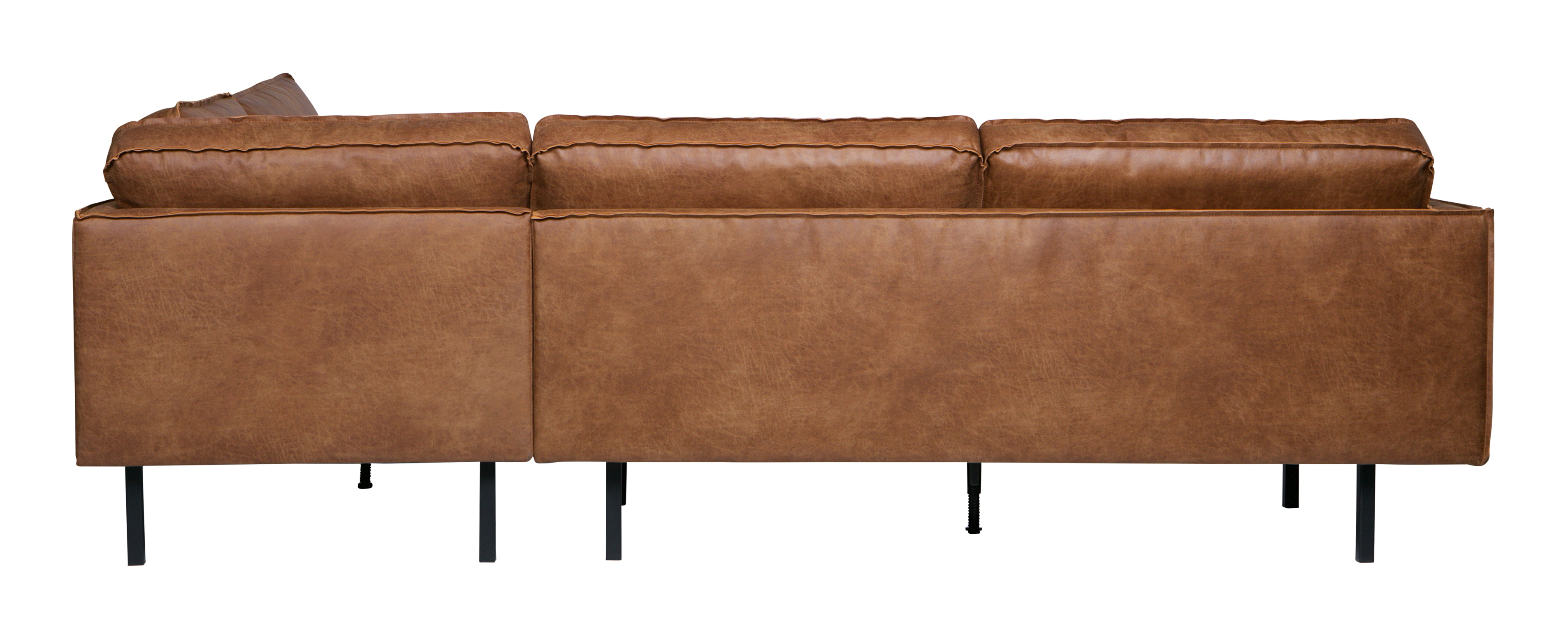 WOOOD Hoekbank 'Rodeo' Rechts, kleur Cognac